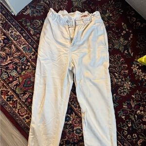 Pilcro cream pants